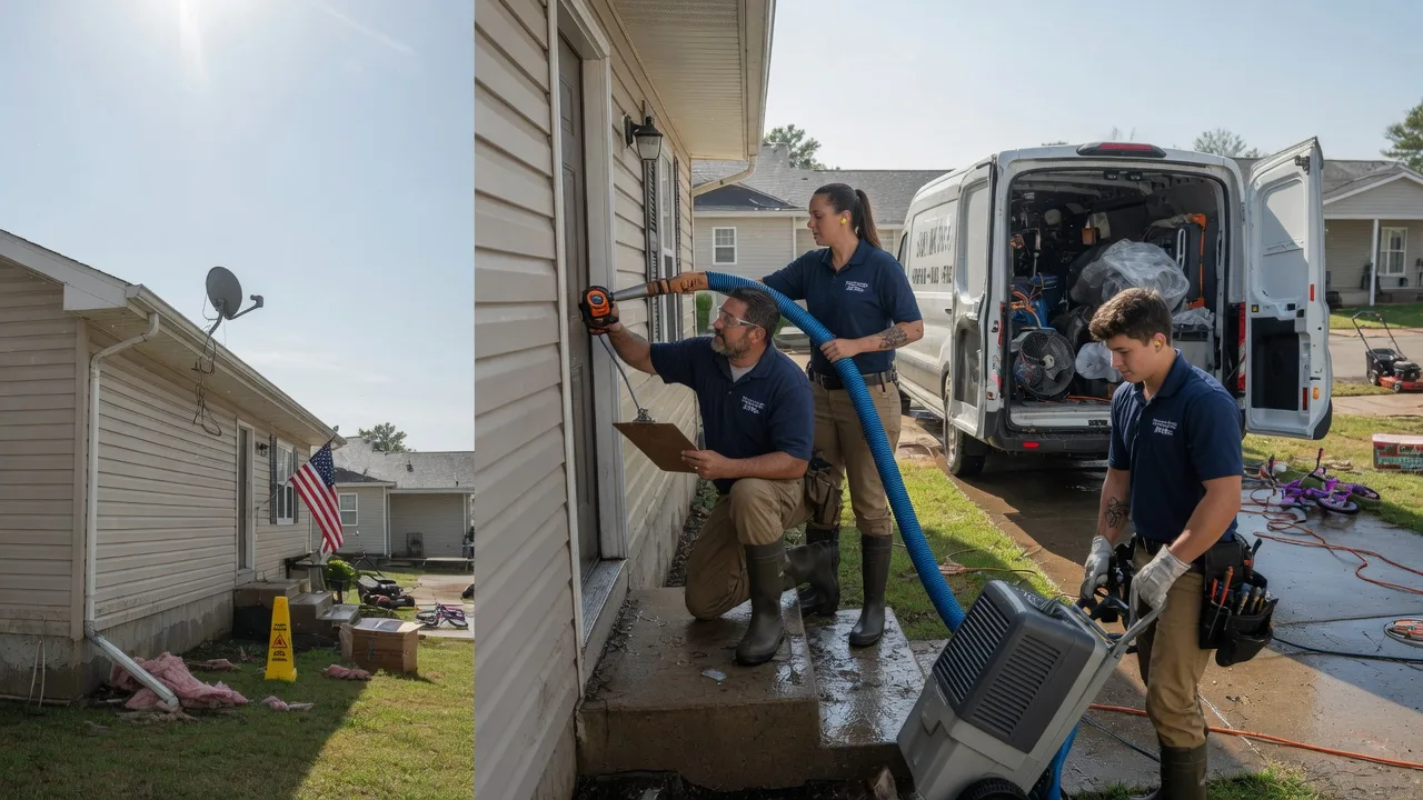 Ceiling Water Damage Restoration in Neal, KS near me